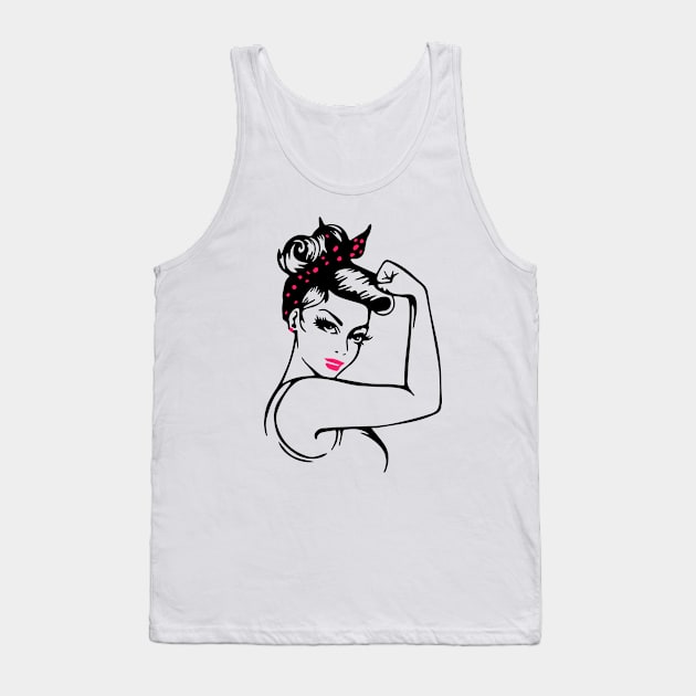 strong independent woman Tank Top by H&G